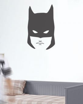 Naklejka dekoracyjna na ścianę Maska Batmana