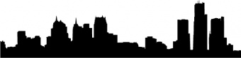 Naklejka Detroit